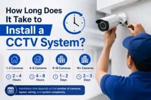 Read more about the article How Long Does CCTV Installation Take? An Honest Guide to Installing a CCTV System