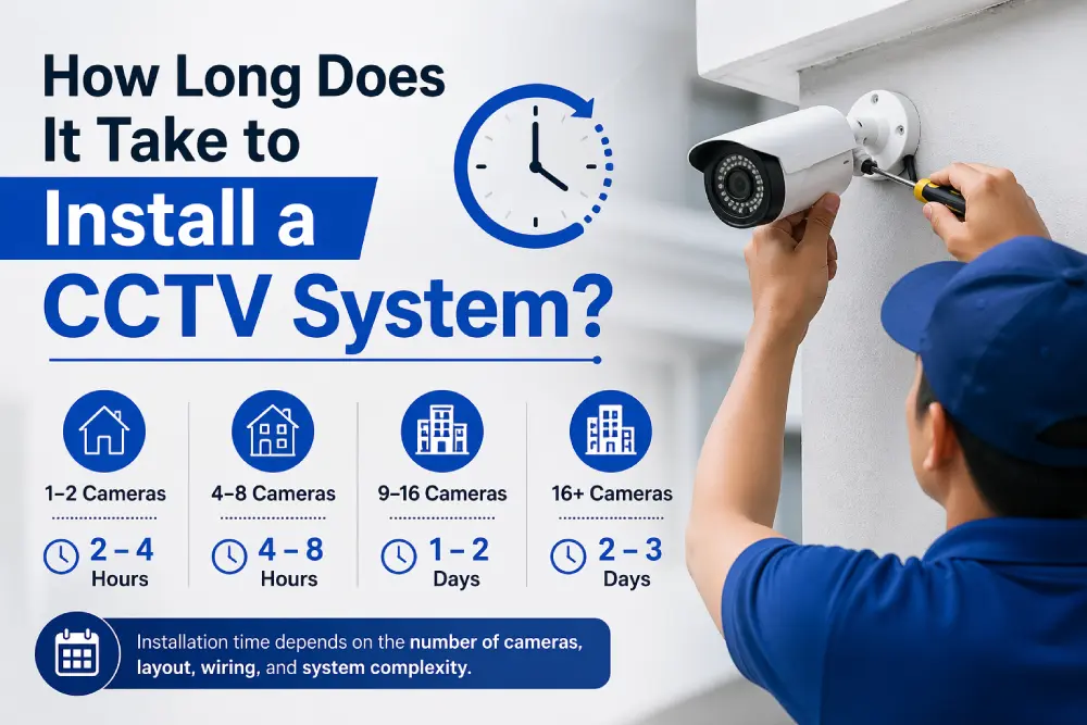 You are currently viewing How Long Does CCTV Installation Take? An Honest Guide to Installing a CCTV System
